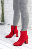 Women's Red Stretch Boots - Trust Purchase