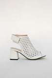 Women's Heeled White Shoes - Trust Purchase