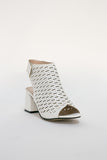 Women's Heeled White Shoes - Trust Purchase