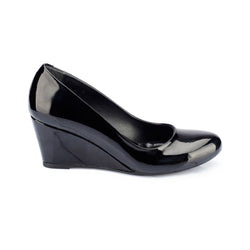 Women's Basic Black Wedges - Trust Purchase