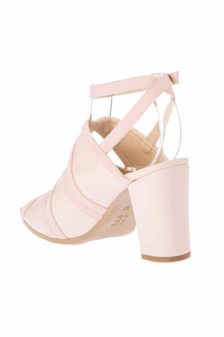 Powder Rose Patent Leather High Heels - Trust Purchase
