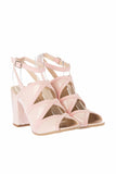 Powder Rose Patent Leather High Heels - Trust Purchase