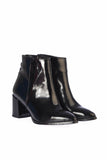 Women's Black Patent Leather Boots - Trust Purchase