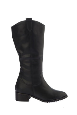 Women's Long Black Boots - Trust Purchase